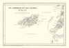 HMS Triumph torpedoing. 25th May, 1915. Gallipoli Campaign. Gokceada 1923 map