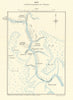 Battle of Nasiriyah, July 1915. Mesopotamian Campaign. First World War. 1923 map