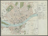 BUDAPEST antique town plan city map. Hungary. BRADSHAW c1899 old