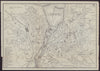 GENEVA GENÈVE GENF antique town plan city map. Switzerland. BRADSHAW c1899