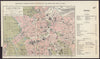 LEIPZIG antique town plan city map. Germany. BRADSHAW c1899 old