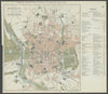 MADRID antique town plan city map. Spain. BRADSHAW c1899 old chart