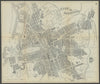 MARSEILLES antique town plan city map. France. BRADSHAW c1899 old