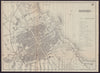 PALERMO antique town plan city map. Italy. BRADSHAW c1899 old