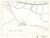 MIDDLE-EARTH Green Hill Country. Frodo's route. TOLKIEN/STRACHEY 1981 old map