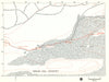 MIDDLE-EARTH Woody End. Frodo's route. TOLKIEN/STRACHEY 1981 old vintage map