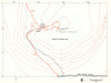 MIDDLE-EARTH Weathertop. Frodo's route. TOLKIEN/STRACHEY 1981 old vintage map