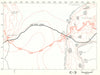 MIDDLE-EARTH Weathertop & Trollshaws. Frodo's route. TOLKIEN/STRACHEY 1981 map