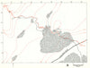 MIDDLE-EARTH The Trollshaws. Frodo's route. TOLKIEN/STRACHEY 1981 old map