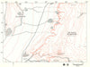 MIDDLE-EARTH The Misty Mountains. Frodo's route. TOLKIEN/STRACHEY 1981 old map