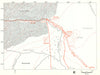 MIDDLE-EARTH The Vale of Entwash. Frodo's route. TOLKIEN/STRACHEY 1981 old map