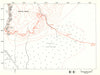 MIDDLE-EARTH Emyn Muil & Nindalf. Frodo's route. TOLKIEN/STRACHEY 1981 old map