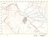 MIDDLE-EARTH The Ride of the Rohirrim. Frodo's route. TOLKIEN/STRACHEY 1981 map