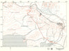 MIDDLE-EARTH Aragorn & Grey Company. Frodo's route. TOLKIEN/STRACHEY 1981 map