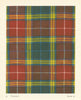 Buchanan Tartan. Scotland  1950 old vintage print picture
