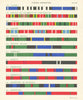 Scottish tartan setts. Napier - Robertson. Ogilvie Drummond Oliphant Ramsay 1950