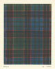 Stewart Tartan. Scotland 1950 old vintage print picture