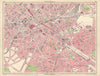 BIRMINGHAM CENTRAL New Street Bordesley Sparkbrook Duddeston Deritend 1954 map