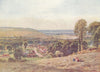 Bourne End, Buckinghamshire by Sutton Palmer 1920 old antique print picture