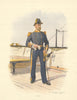 Captain by W.C. Symons. Royal Navy 1893 old antique vintage print picture