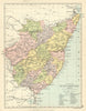 'County of Kincardine'. Kincardineshire. Parishes. BARTHOLOMEW 1886 old map