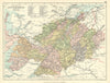 'County of Inverness (Mainland)' Inverness-shire. Parishes. BARTHOLOMEW 1888 map