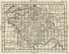 'Francia'. France antique map by Claudio Buffier 1788 old chart