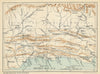 South Africa - Central Southern Provinces of Cape Colony. SAMLER BROWN 1899 map