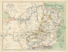 Southern Rhodesia. Matabililand and Mashonaland. Zimbabwe. SAMLER BROWN 1899 map