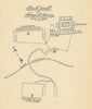 Gunung Kawi temple, Tampaksiring, Bali. Dutch East Indies. VAN STOCKUM 1930 map