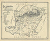 The island of Lombok. Dutch East Indies. Indonesia. VAN STOCKUM 1930 old map