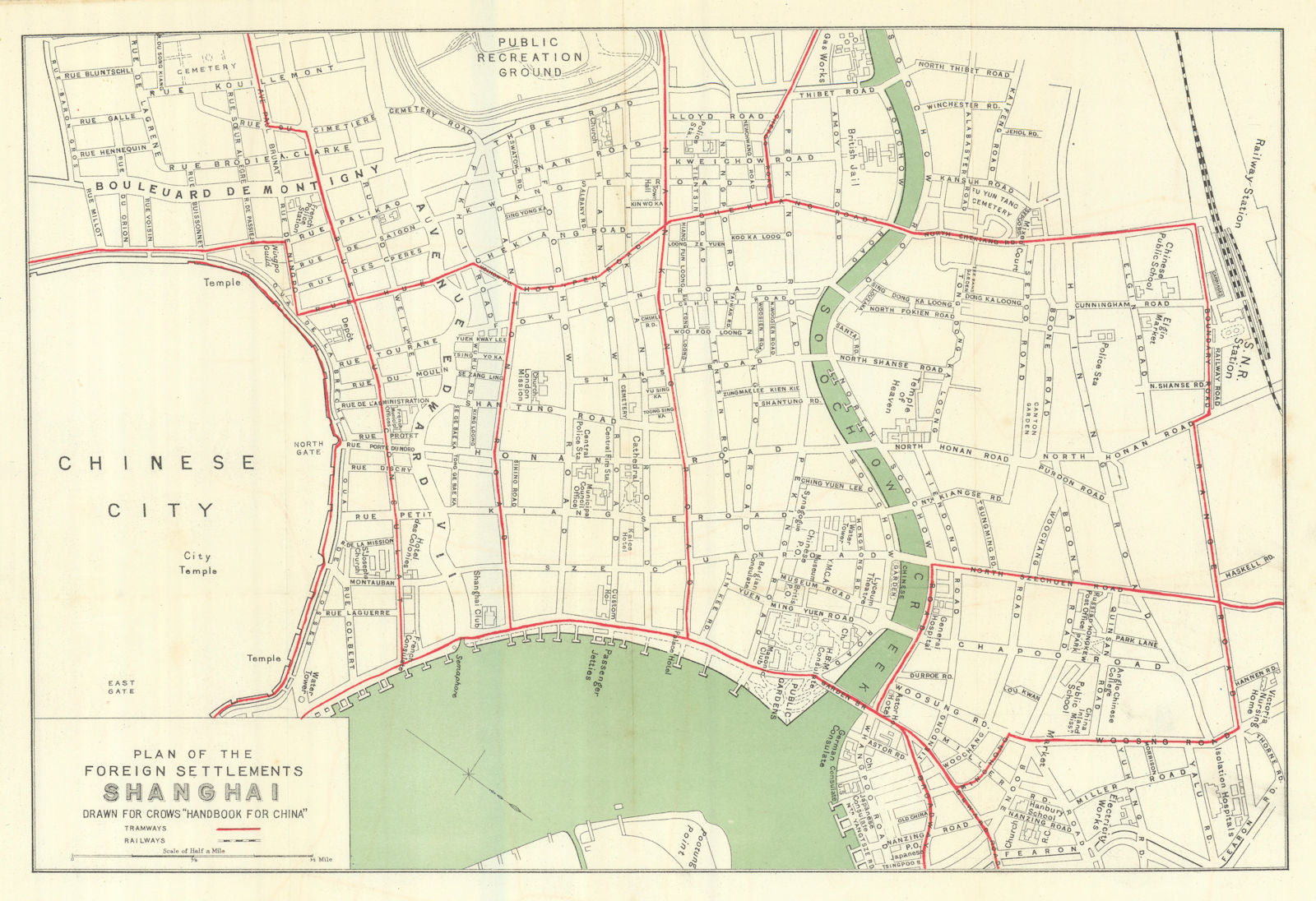 City plan of the Foreign Settlements - P 6 106692a