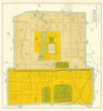 City plan of Peking by Carl Crow. Beijing China 1921 old antique map chart