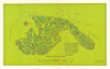 Pinehurst No.2, North Carolina. Golf course plan by Robert Trent Jones 1966 map