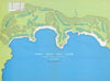 Pebble Beach Golf Course, Monterey, CA. Plan by Robert Trent Jones 1954 map