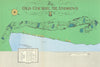 Old Course St. Andrews. Golf course plan by Alister Mackenzie 1924 (1954) map