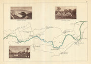RIVER THAMES - Tadpole - Lower Newton - Duxford. Rushy Weir. TAUNT 1879 map