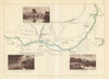 RIVER THAMES - Northmoor Appleton Newbridge Duxford Ridge's Weir. TAUNT 1879 map