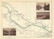 RIVER THAMES - Purley - Mapledurham - Reading - Caversham. TAUNT 1879 old