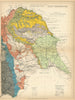 EAST YORKSHIRE Geological map. STANFORD 1904 old antique plan chart
