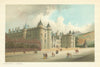 Holyrood Palace, Edinburgh. Scotland antique chromolithograph 1891 old print