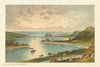 The Clyde from Dalnotter Hill. Scotland antique chromolithograph 1891 print