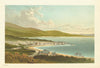 Largs. Scotland antique chromolithograph 1891 old print picture