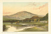 Ben Ledi from Callander Bridge. Scotland antique chromolithograph 1891 print