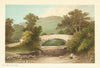 The Brig of Turk. Scotland antique chromolithograph 1891 old print