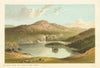 Ben A'An from the Slope of Ben Venue. Scotland antique chromolithograph 1891