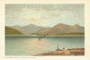 The Ardgower Mountains from Ballachulish. Scotland antique chromolithograph 1891