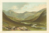 Glen Nevis. Scotland antique chromolithograph 1891 old print picture