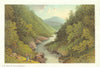 The Pass of Killiecrankie. Scotland antique chromolithograph 1891 old print