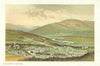 Castleton of Braemar. Scotland antique chromolithograph 1891 old print